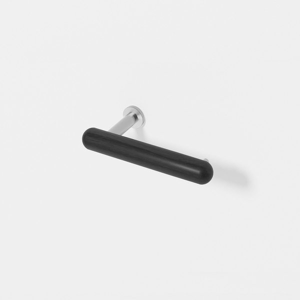 Yoku fekete tölgyfa fali wc-papír tartó - Wireworks-image-1