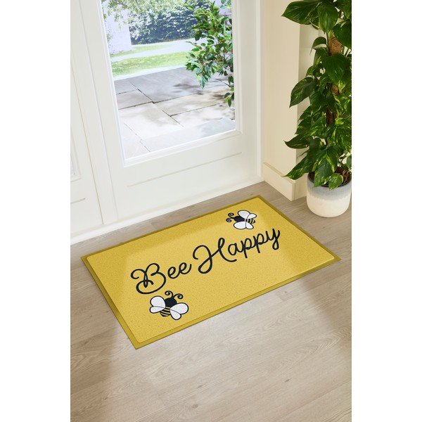 PVC lábtörlő 60x90 cm Bee Happy – Artsy Doormats-image-2