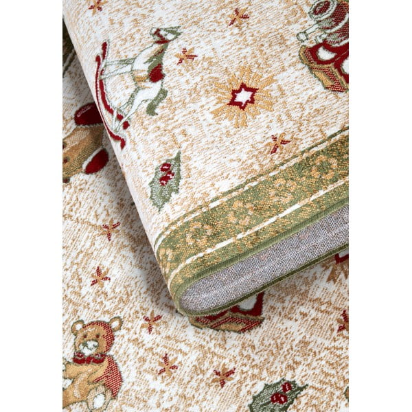 Zöld pamutkeverék futószőnyeg karácsonyi mintával 80x200 cm Toy's Delight Green Christmas – Villeroy&Boch-image-4