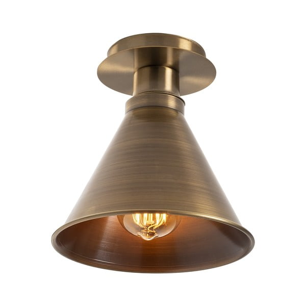 Bronzszínű mennyezeti lámpa fém búrával ø 20 cm Berceste – Opviq lights