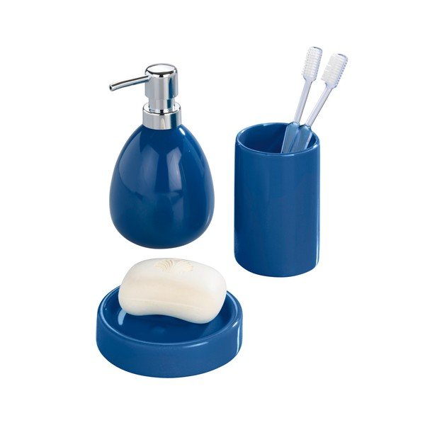 Polaris Dark Blue sötétkék fogkefetartó pohár - Wenko-image-2