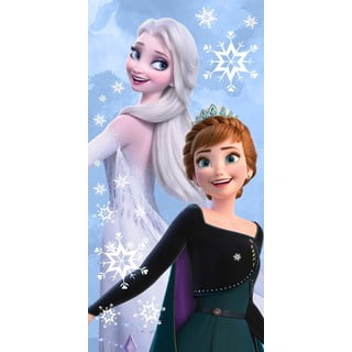 Pamut gyerek fürdőlepedő 70x140 cm Frozen "Sisters" – Jerry Fabrics