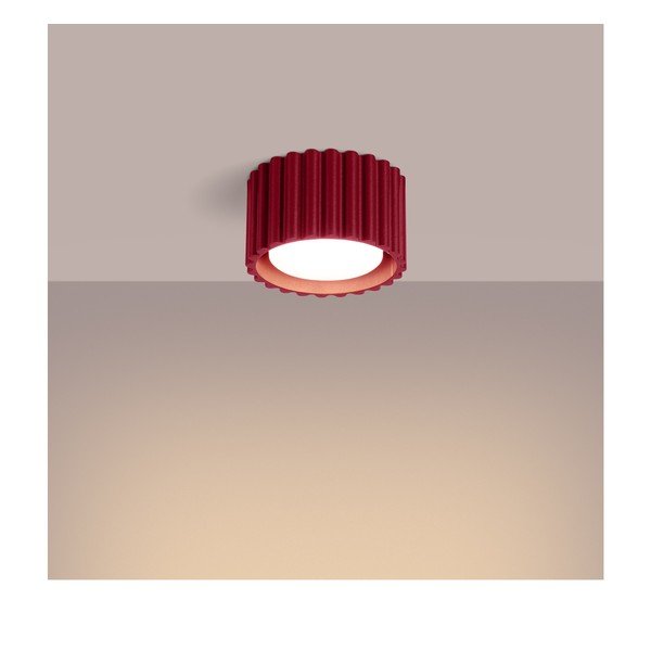 Borvörös fém spotlámpa ø 10 cm Zora – Sollux-image-4