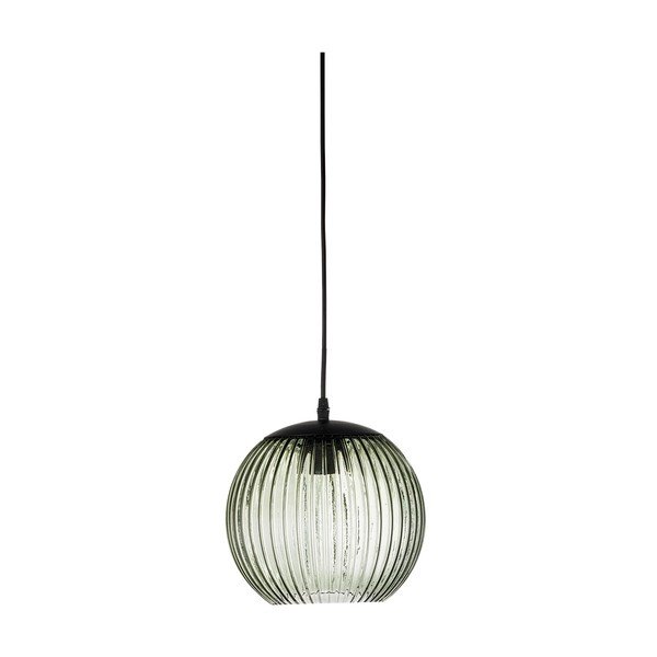 Zöld üveg LED függőlámpa ø 23 cm Sybia – Bloomingville
