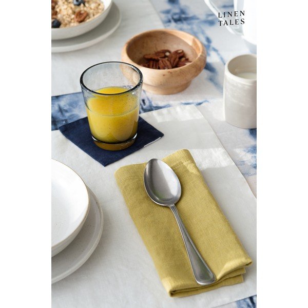 Fehér len tányéralátét, 35 x 45 cm - Linen Tales-image-3