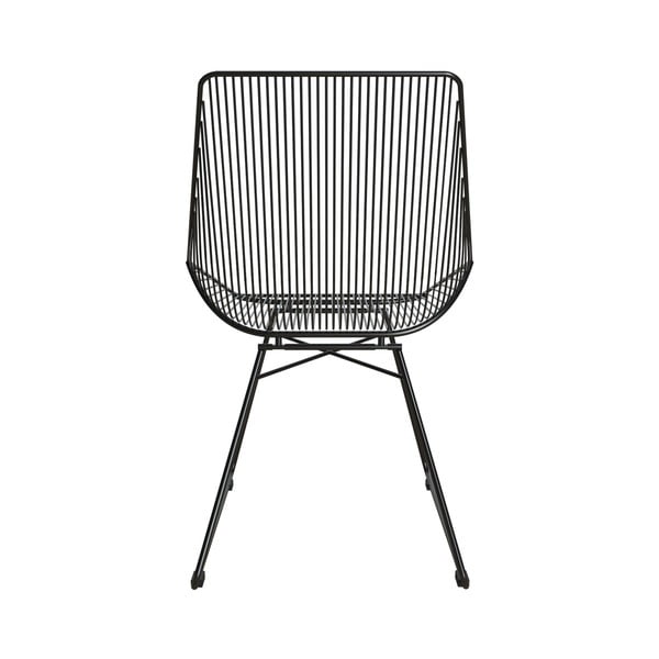 Ellis fekete fém szék - CosmoLiving by Cosmopolitan-image-4