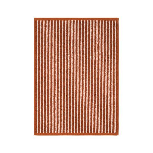 Konyakbarna-krémszínű pamut törölköző 50x70 cm Dixie – Jotex