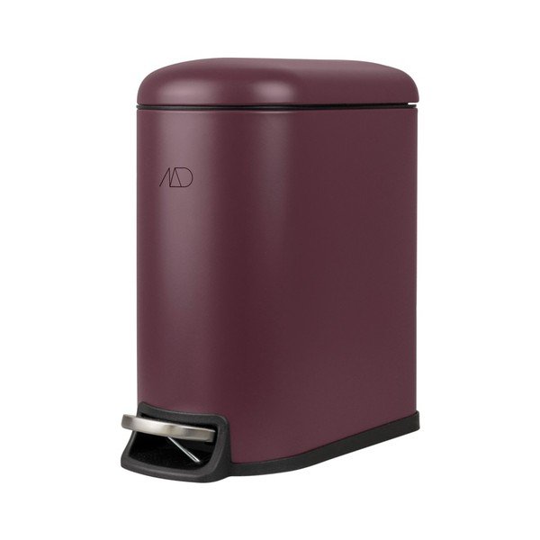 Sötétlila fém pedálos szemetes 5 l Mini Walther – Mette Ditmer Denmark