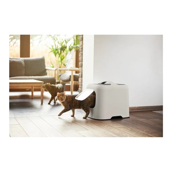 Fehér macskatoalett és lapát szett Biala – Rotho-image-3