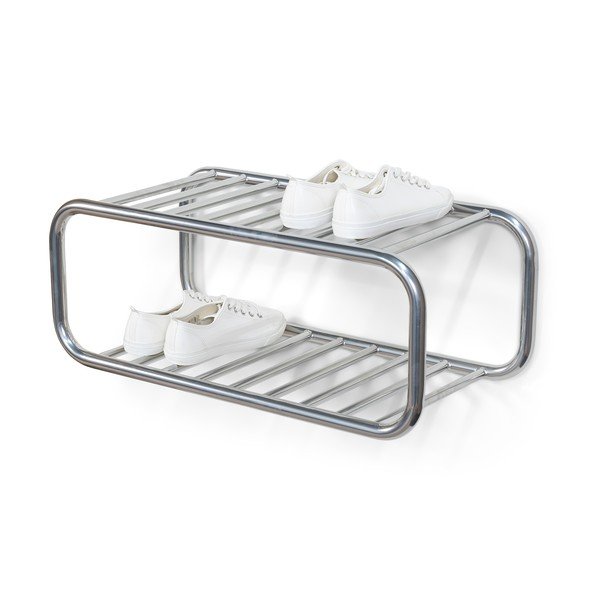 Ezüstszínű fém függő cipőtartó 72x28x35 cm Retro – Spinder Design-image-3