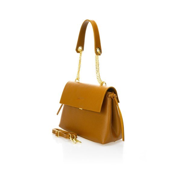 Anna narancssárga bőrtáska - Federica Bassi-image-3