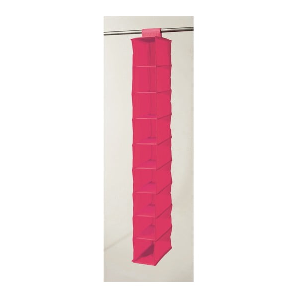 Garment rózsaszín felakasztható rendszerező, 9 rekesszel - Compactor