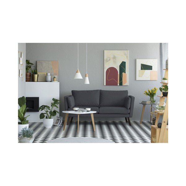 Elena sötétszürke háromszemélyes kanapé - Mazzini Sofas-image-3