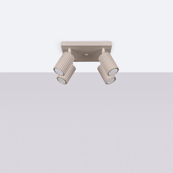 Szürkésbarna fém spotlámpa ø 6,5 cm Gleam – Sollux-image-2