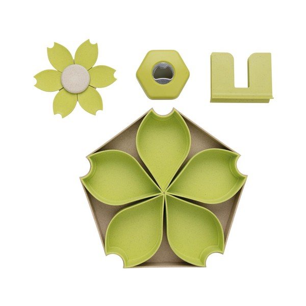 4 db-os zöld tálaló szett - XD Design