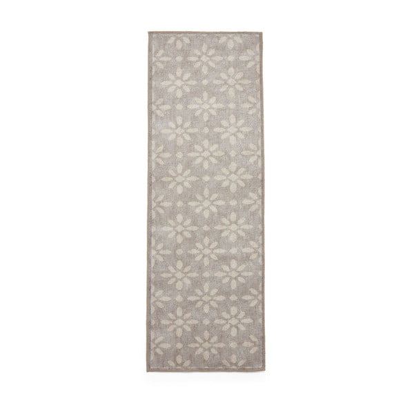 Világosszürke mosható futószőnyeg 61x170 cm Coral Light Grey – Think Rugs