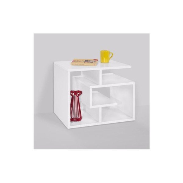 Labirent fehér dohányzóasztal kanapéhoz-image-3