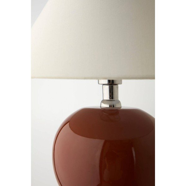 Barna-krémszínű kerámia asztali lámpa (magasság 29 cm) Karamell – Jotex-image-4