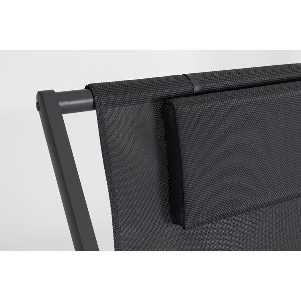 Antracitszürke fém kerti napozóágy Taylor – Bizzotto-image-3