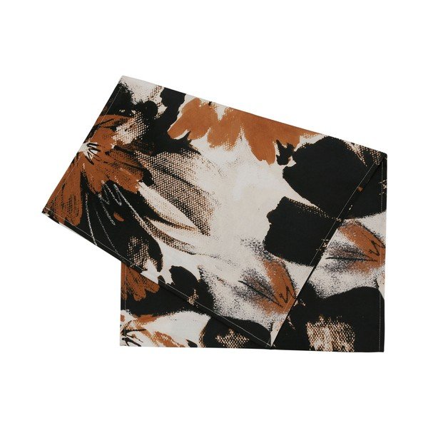 Pamut asztali futó 50x160 cm Fleurs – Côté Table-image-1