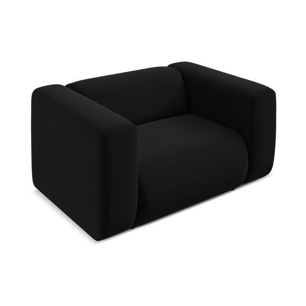 Fekete bársony fotel Ekahi – Makamii-image-3