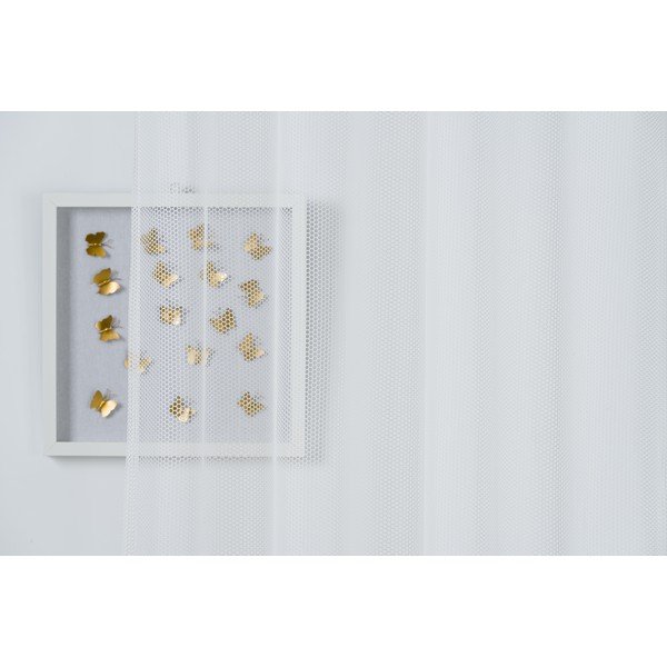 Fehér átlátszó függöny 140x245 cm Miko – Mendola Fabrics-image-3