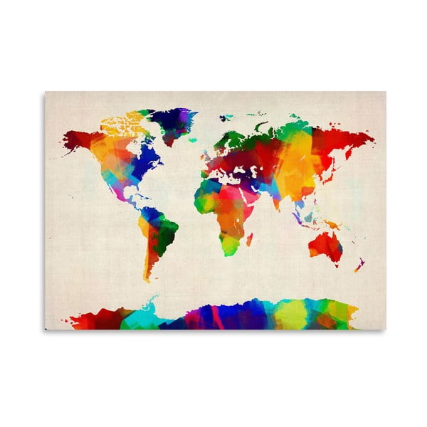 Coloured World poszter, 42 x 30 cm - Americanflat