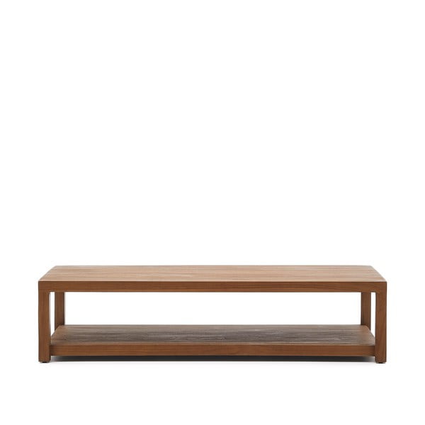 Natúr színű teakfa dohányzóasztal 70x150 cm Sashi – Kave Home-image-2