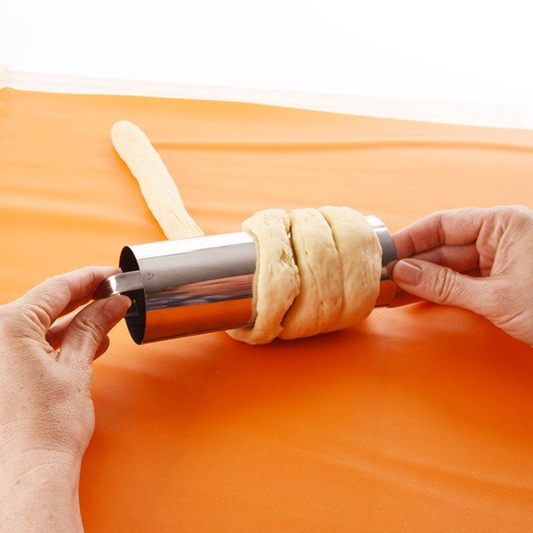 Rozsdamentes acél kürtöskalács sütőforma szett 2 db-os ø 6 cm – Orion-image-2