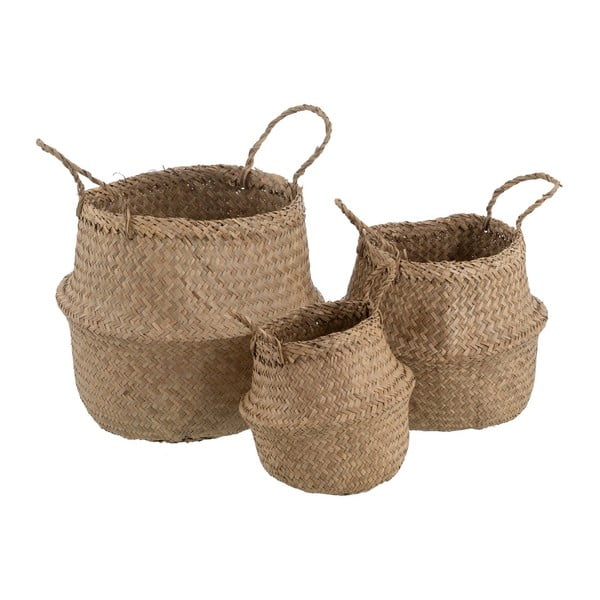 Fűzfavessző tárolókosár szett 3 db-os ø 30x38 cm – Ixia