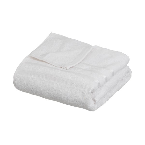 Fehér frottír pamut fürdőlepedő 70x140 cm Simple – Casa Selección