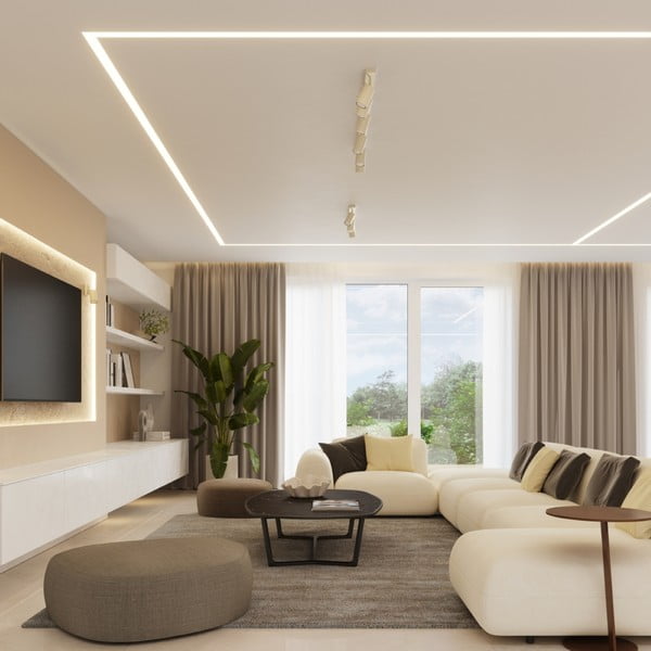 Krémszínű spotlámpa 6x30 cm Etna – Sollux-image-4