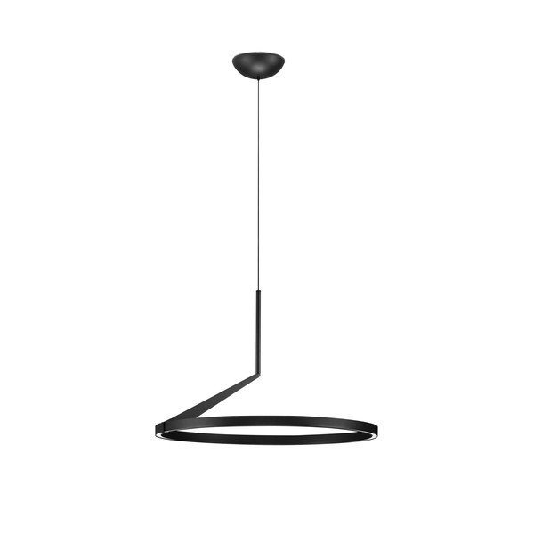 Matt fekete alumínium LED dimmelhető függőlámpa ø 60 cm Tilia – Nova Luce