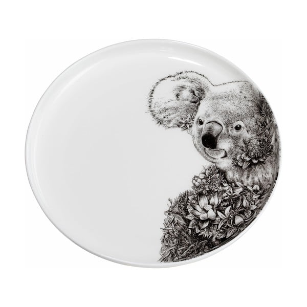Marini Ferlazzo Koala fehér porcelán tányér, ø 20 cm - Maxwell & Williams