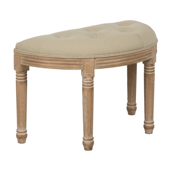 Bézs-natúr színű pad Royal – Ixia