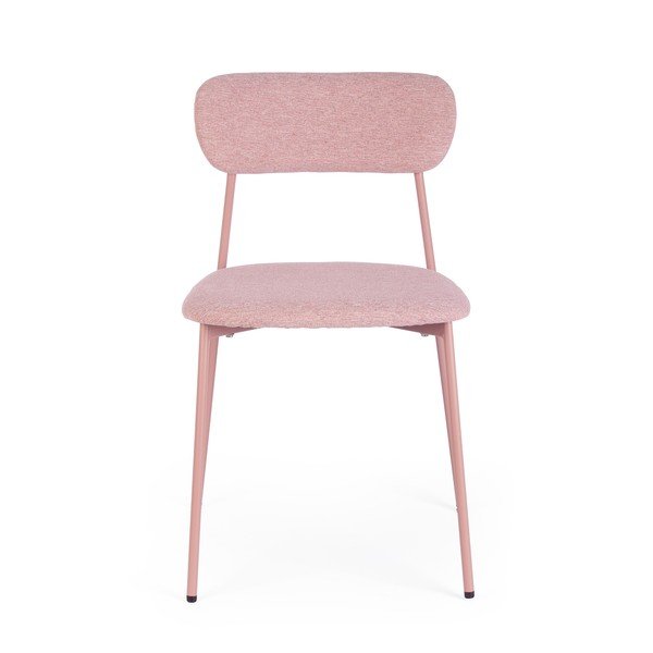 Rózsaszín kárpitozott étkezőszék Inka – Yes Everyday-image-2