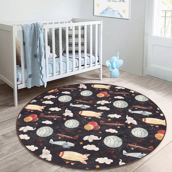 Gyerek szőnyeg ø 100 cm Comfort – Mila Home-image-4
