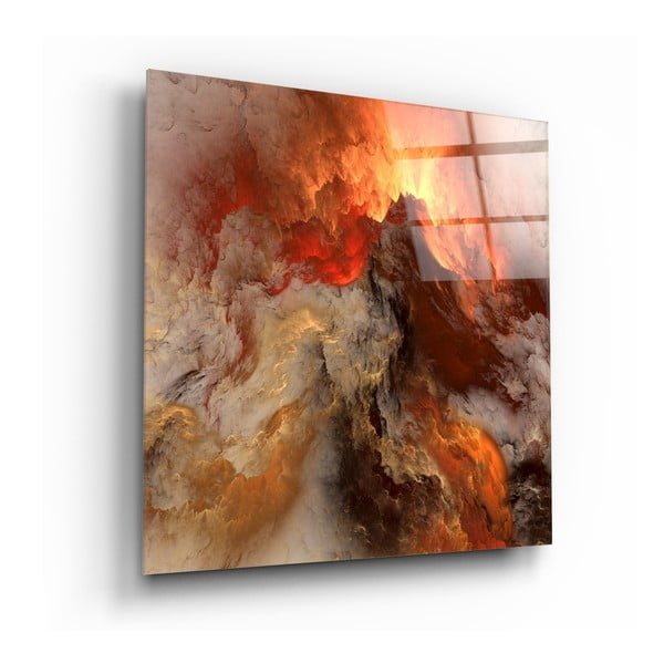 Golden Chaos üvegkép, 40 x 40 cm - Insigne