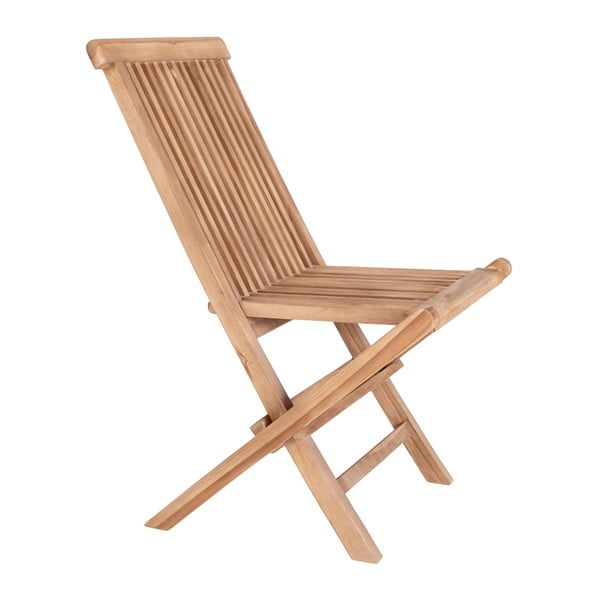 Natúr színű tömörfa kerti szék szett 2 db-os Toledo – House Nordic-image-3