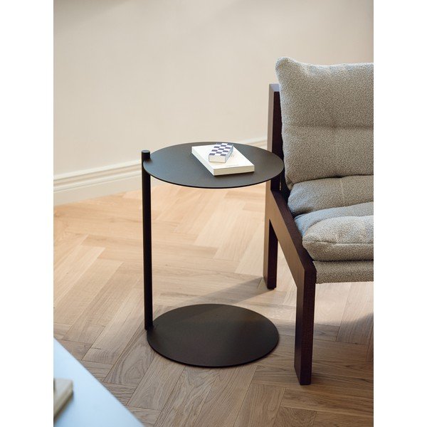 Acél kerek tárolóasztal ø 40 cm Ande – noo.ma-image-1