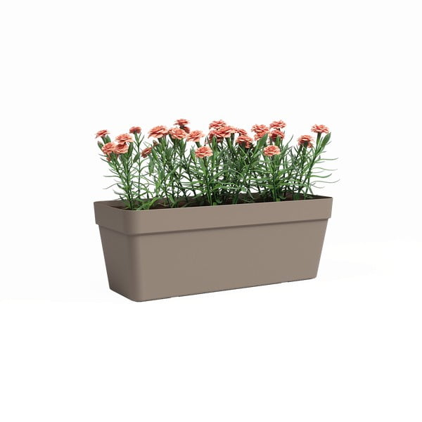 Újrahasznosított műanyag önöntözős láda 50 cm Capri – Artevasi-image-1