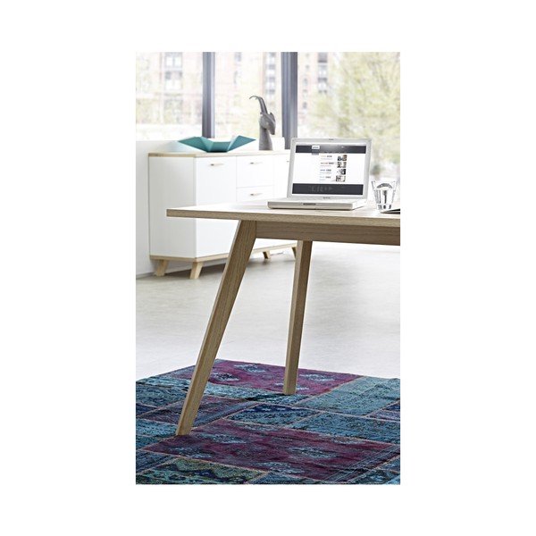 Oslo íróasztal fehér oldalsóasztallal - Germania-image-2