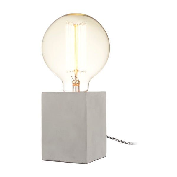 Szürke asztali lámpa betonból - Le Studio