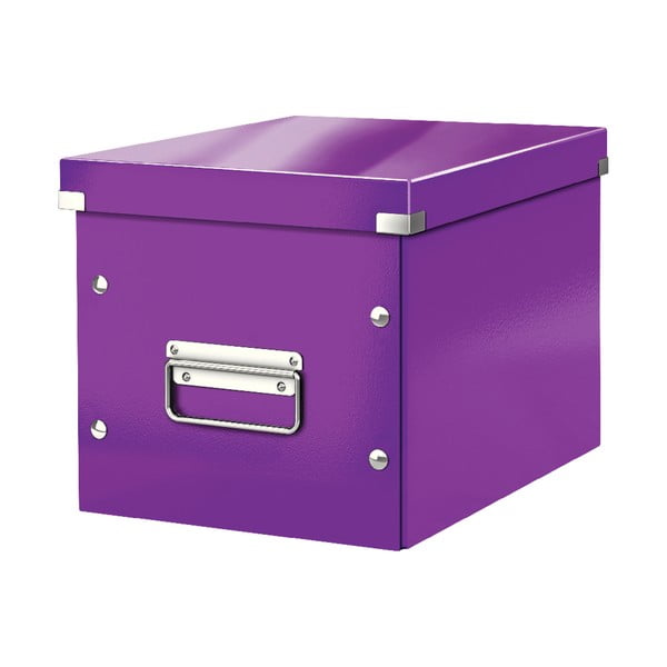 Office lila tárolódoboz, hossz 26 cm Click&Store - Leitz