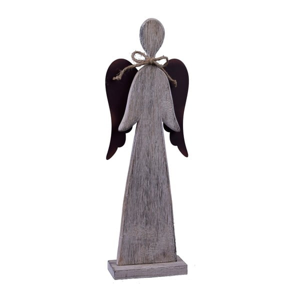 Nina dekorációs angyal fából, magasság 40 cm - Ego Dekor