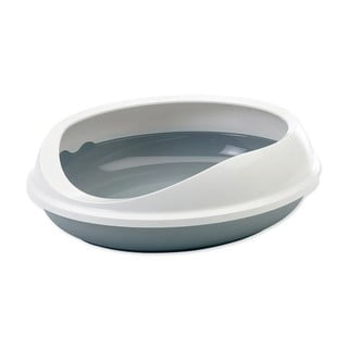Fehér-szürke macskatoalett 49x55 cm Savic Figaro – Plaček Pet Products