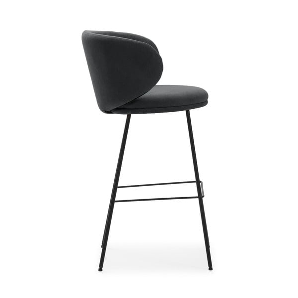 Sötétszürke bárszék szett 2 db-os (ülésmagasság 65 cm) Rush – Marckeric-image-3