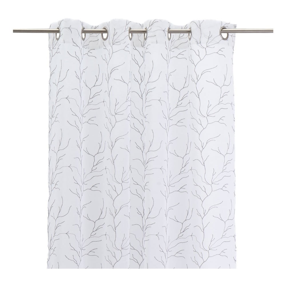 Fehér-szürke fényáteresztő függöny 140x260 cm Coral – Casa Selección