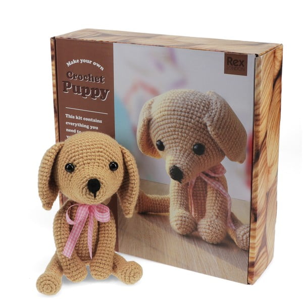 Kreatív készlet DIY Crochet Puppy – Rex London