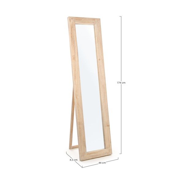 Álló tükör tömörfa kerettel 44x174 cm Tiziano – Yes Everyday-image-3